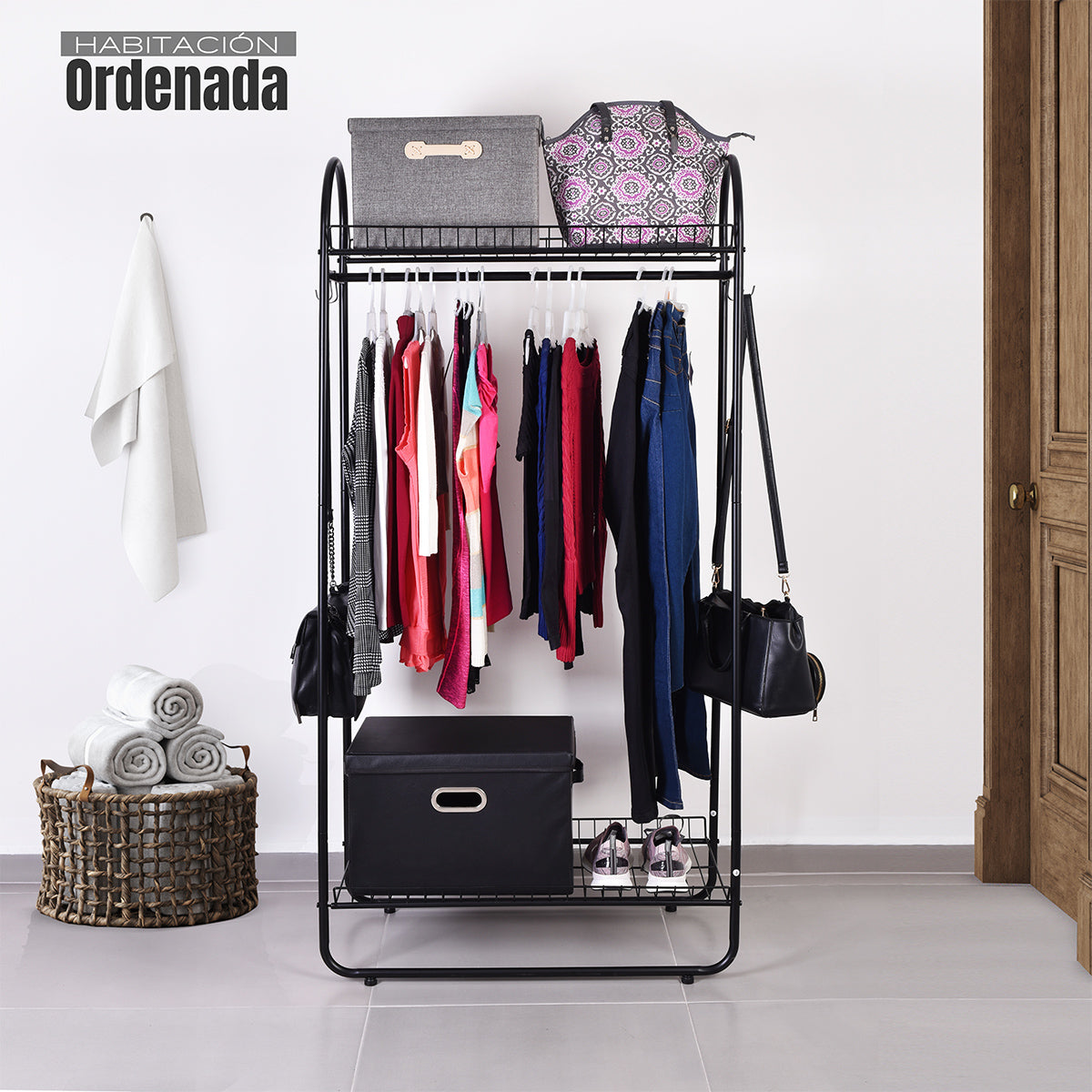 Organizador para ropa y calzado de hierro AGBOX